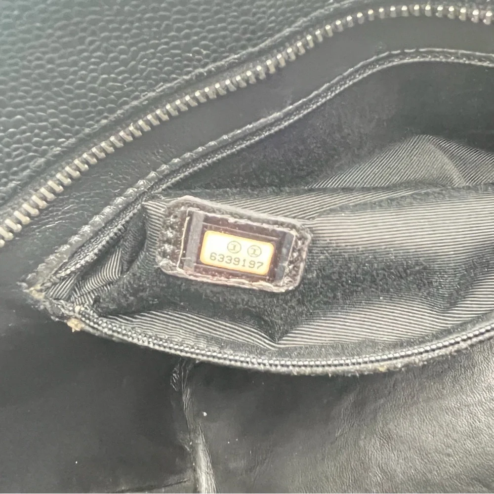 CHANEL Medallion Tote Bag Black Caviar Leather - Picture 13 of 13